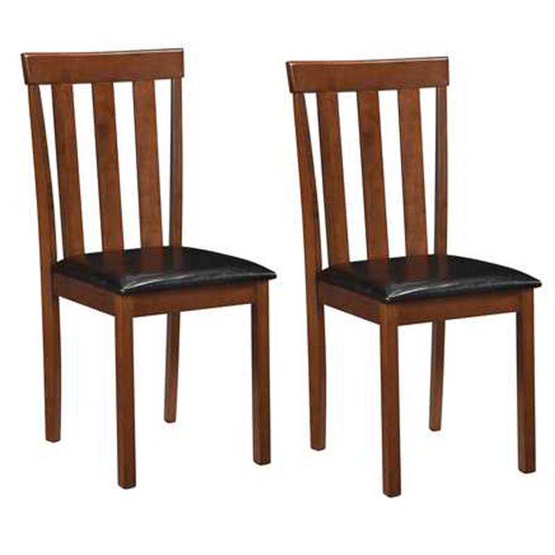 Upholstered Wooden Dining Chair Set, 2 Pack, Rubber Wood Frame, Espresso - Espresso