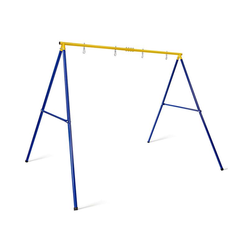 Extra-Large A-Shaped Swing Stand, 660 LBS, Anti-Slip Footpads, Yellow - Yellow